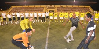 Apertura torneo futbòl veterano Buchi Frans i Freddy Angel