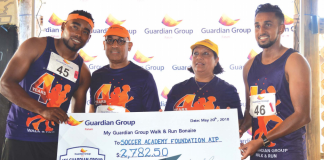 Guardian Group ku donashon na Soccer Academy