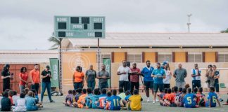 Banco di Caribe i ENNIA ta “kick-off” klínika di Real Madrid na Boneiru