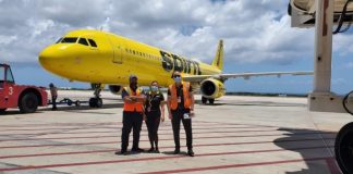 Spirit Airlines lo aumenta cantidad di vuelo for di Fort Lauderdale pa Aruba