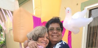 Shirley i su amiga Marlen