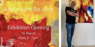 Eksposishon di obra apstrakto di Adrie van de Ven