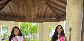 Rutvièna Rosalina i Ayannah Meyer a biaha pa representá Kòrsou na Punta Cana