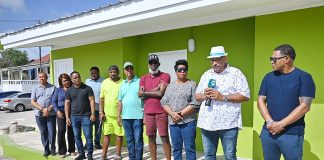 Apertura ofisial kiosko i baño públiko na Bok’i Samí