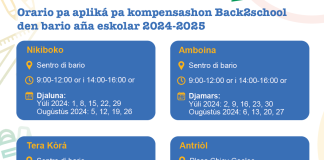Tambe sèn di buki pa formashon di MBO Kompensashon pa artíkulo di skol, ünifòrm pa skol básiko