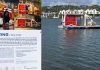 Obra di arte flotante โWAITINGโ den Waaigat