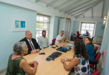 Minister Boukhoudt a bishitรก Fundashon Prevenshon