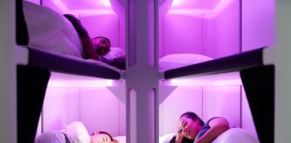 Air New Zealand a kuminsá ofresé kama abordo pa pasahero