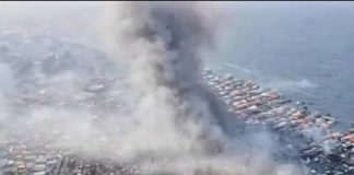 Komunidat kompleto destruí pa kandela