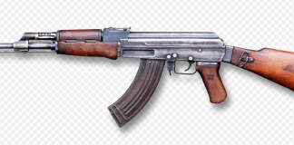 Kada bes na diskushon den korte Te ainda no por haña arma outomátiko Kalashnikov