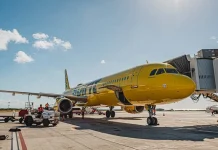 Spirit Airlines ta suspendé tur buelo