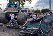 Tragedia na Colombia Mònster trùk a drenta den públiko