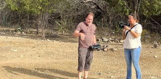 Pa posibel restunan di haitiano Investigadónan lo tira bista riba imágennan di drone