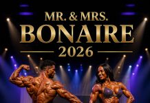 Mr. & Mrs. Bonaire 2026 Inskripshon a habri pa kompetensia di body-building i fitness
