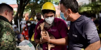 Mas ku tres mil ainda ta desaparesé Kantidat di morto temblor ta subi na 224