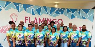 Grupo Maskarada na selebrashon Dia di Boneiru na Aruba