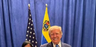 Reunion históriko entre Gobièrnu di Venezuela i presidente Donald Trump